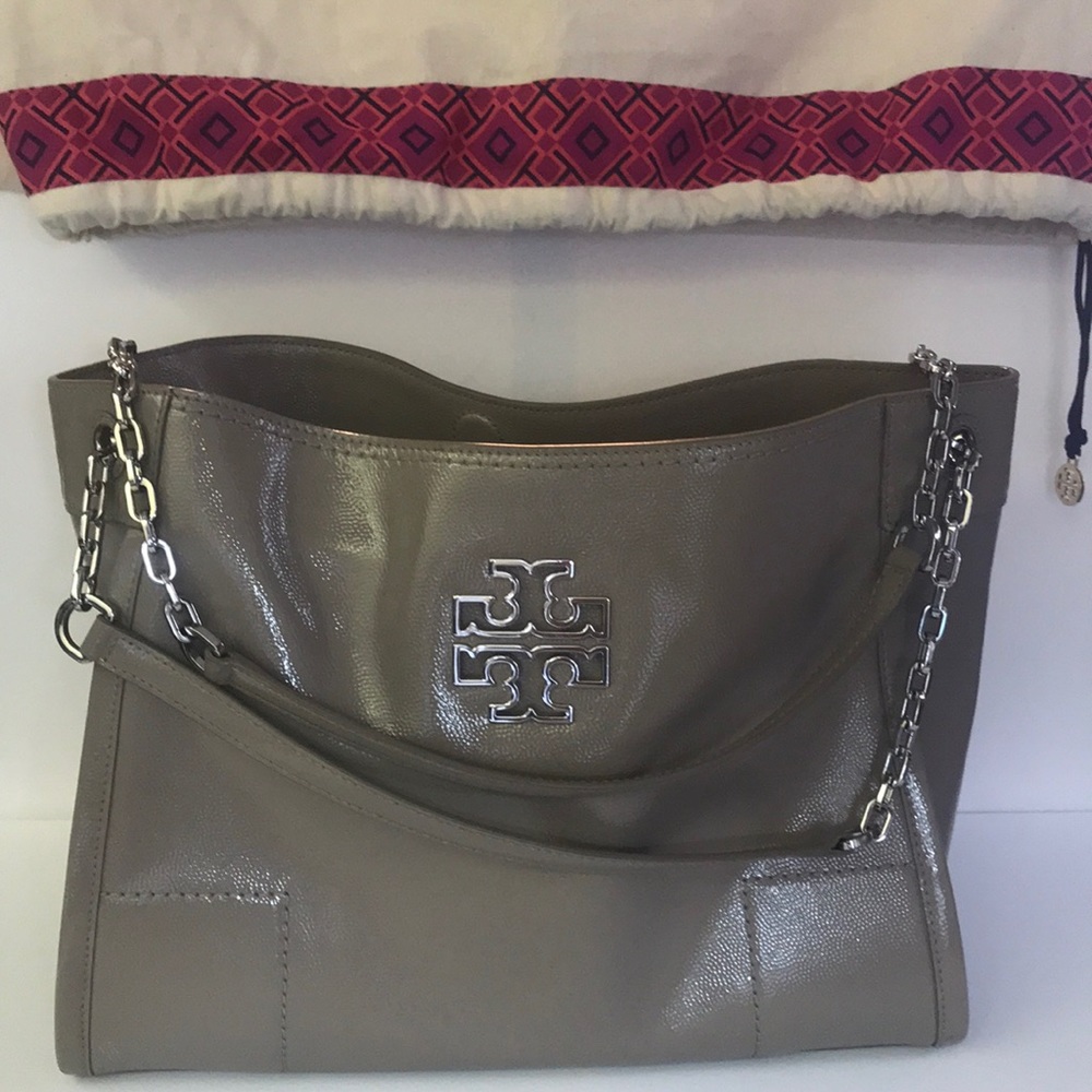 Tory Burch Britten bag French grey - Picture 3 of 8